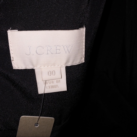 J. Crew Felicity Floor Length Black Gown Size 00 - Picture 5 of 7